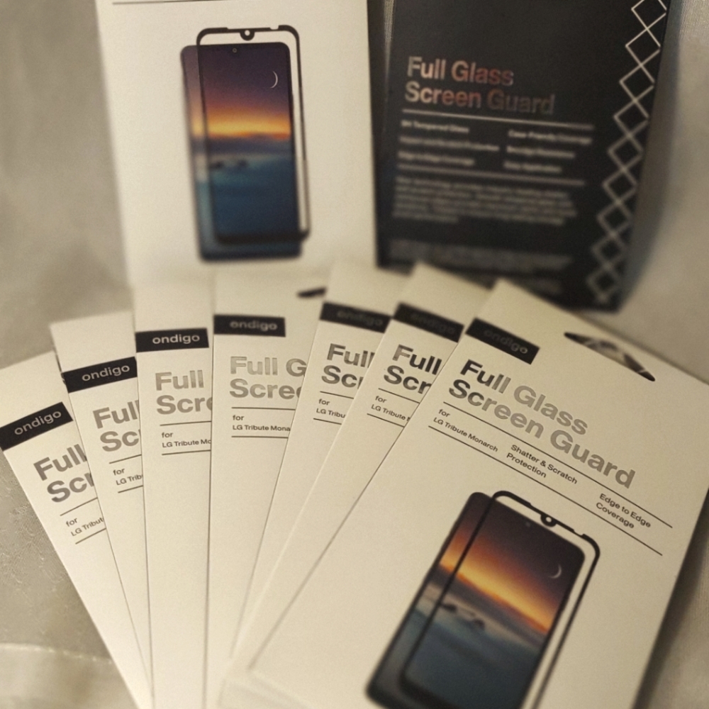Glass cell phone screen savers